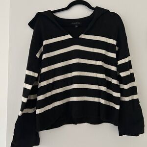Banana Republic Black and White Knit Sweater